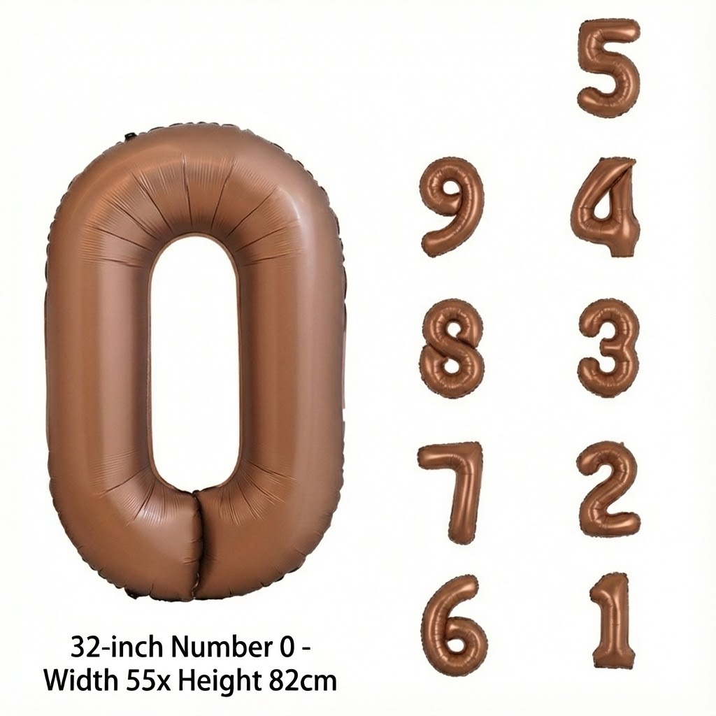 🎉✨2026 Large Foil Number Balloons – 🎆Perfect for Graduation & New Year Party Decor