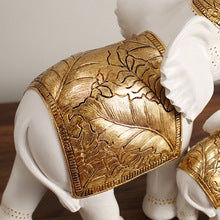 Elephant Resin Craft Figurine for Rustic Living Room TV Cabinet