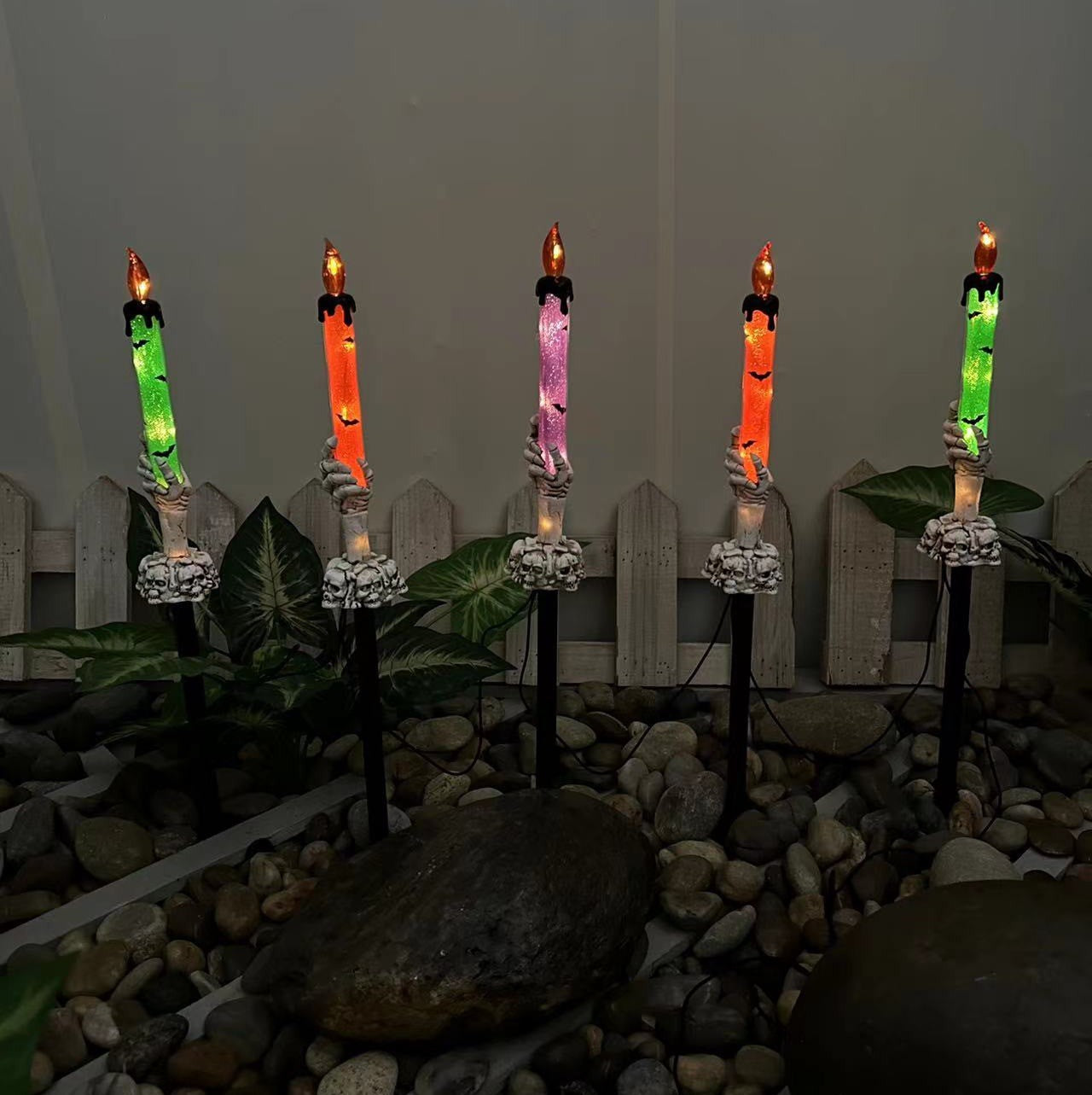 👻 Halloween Sale 49% OFF 👻 Solar Powered Skull Candle Light
