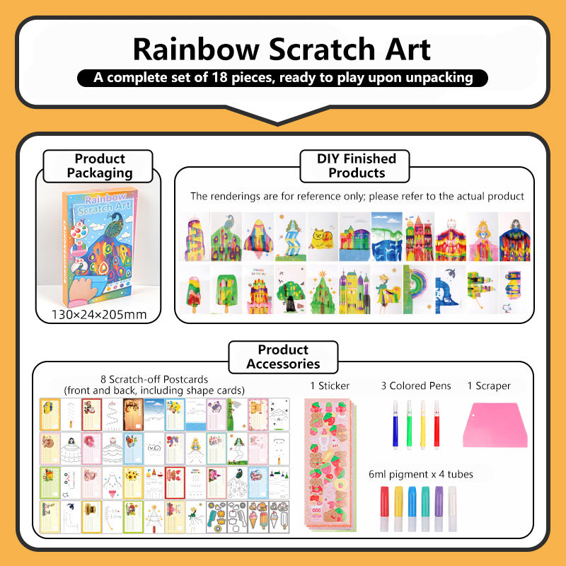 Scratch Painting Model B-25-piece set