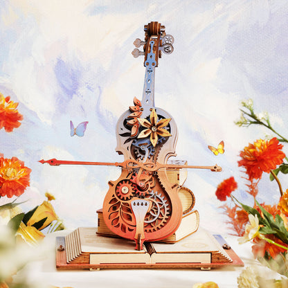 ROKR Symphony of Gorgeous Dreams Mechanical Music Box 3D Wooden Puzzle AMK63M