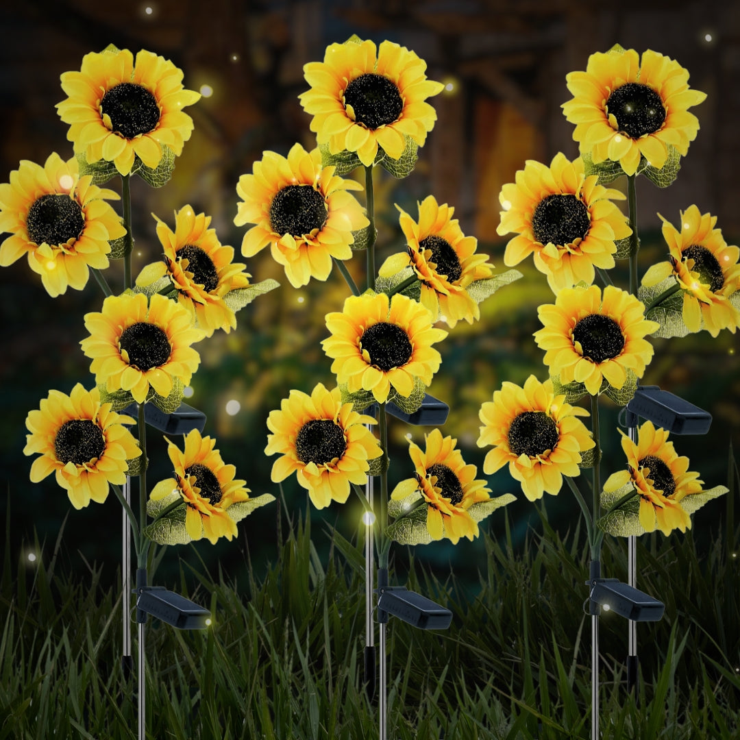 🌞Valentine's Day - Solar LED Sunflower Garden Lights - 29.6inch/75cm