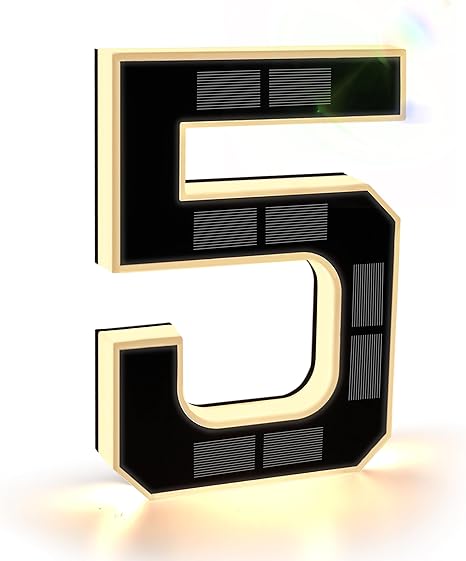 🔥Hot Sale 49% OFF🎁✨ Solar Lighted House Number - Waterproof LED Address Sign