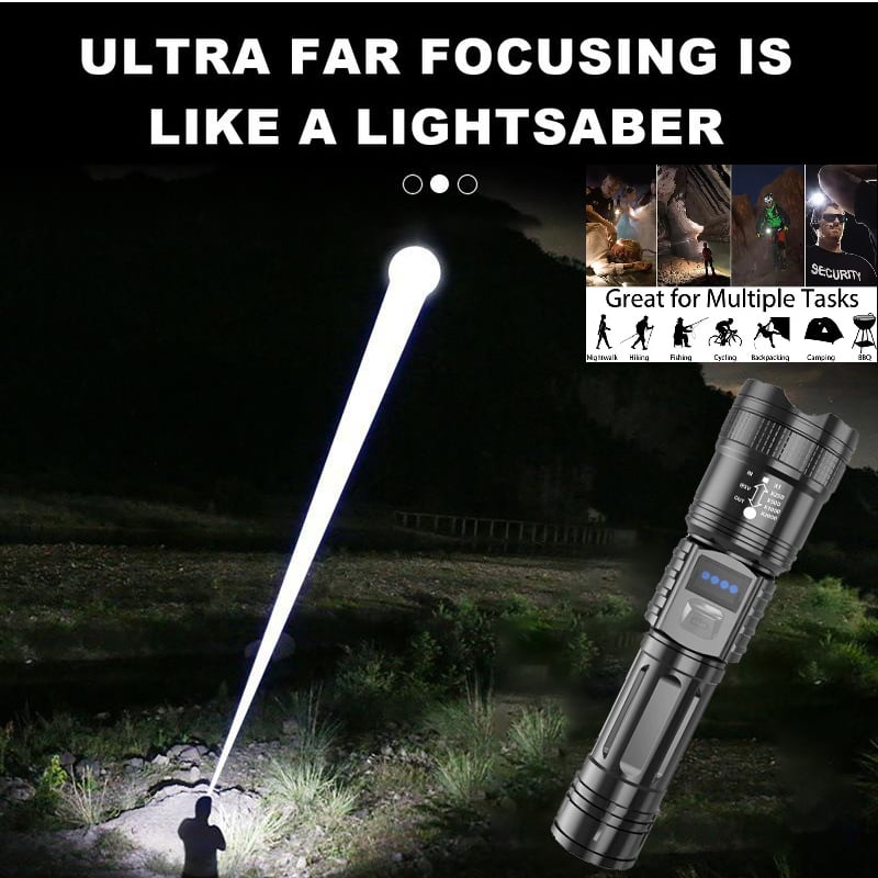 🔦SparkLight™ 2025 Ultimate Survival Flashlight for Power, Precision and Portability