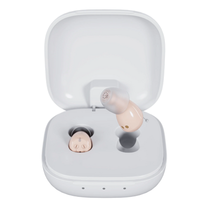 Adult Sound Amplification Earbuds – Wireless, Rechargeable & Comfortable | Clear, Balanced Sound in a Small, Discreet Design for Adults and Seniors