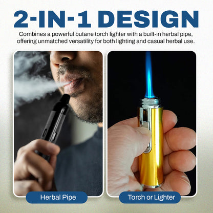 Golden September Sale 49% OFF - Deluxe Pipe Lighter Set for Men 🔥BUY 7 GET 50% OFF🔥