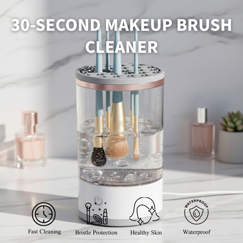 [🔥Flash Sale 49% OFF🔥] 30-second Automatic Makeup Brush Cleaner for Ageless Skin & Pristine Makeup