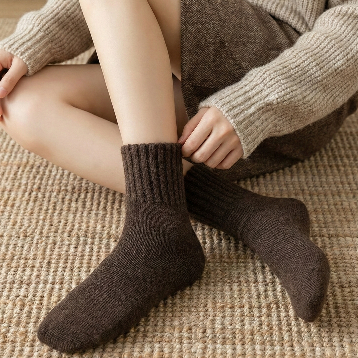 🔥 Hot Sale 49% OFF | 🎄 Christmas Warm Socks for Women – Cozy Mid-Calf Winter Gift Set ❄️