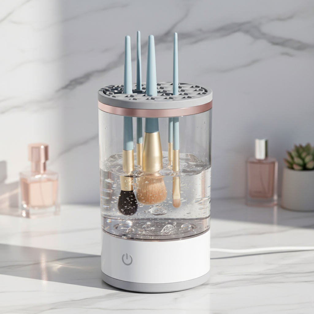 [🔥Flash Sale 49% OFF🔥] 30-second Automatic Makeup Brush Cleaner for Ageless Skin & Pristine Makeup