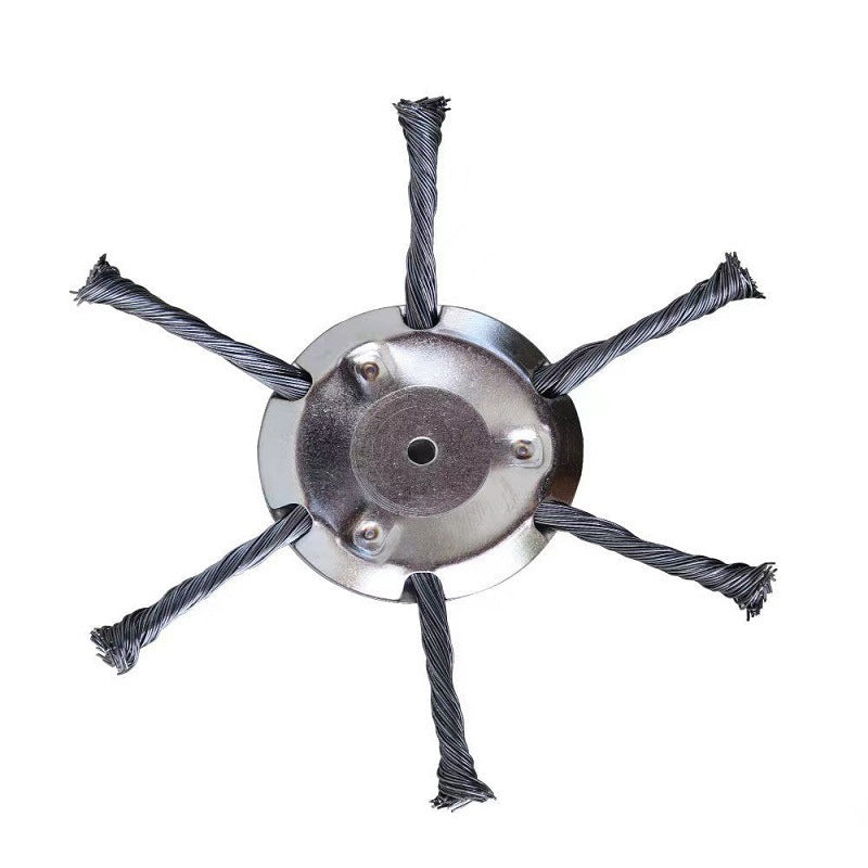 🛠️6 inch Steel Wire Brush Cutter Trimmer Head