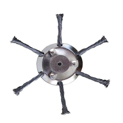🛠️6 inch Steel Wire Brush Cutter Trimmer Head