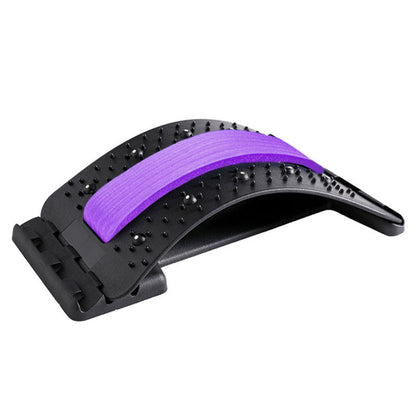 ReliefArc™ Back Stretcher for Lower Back Pain Relief - 4 Level Adjustable Lumbar Back Cracker Board