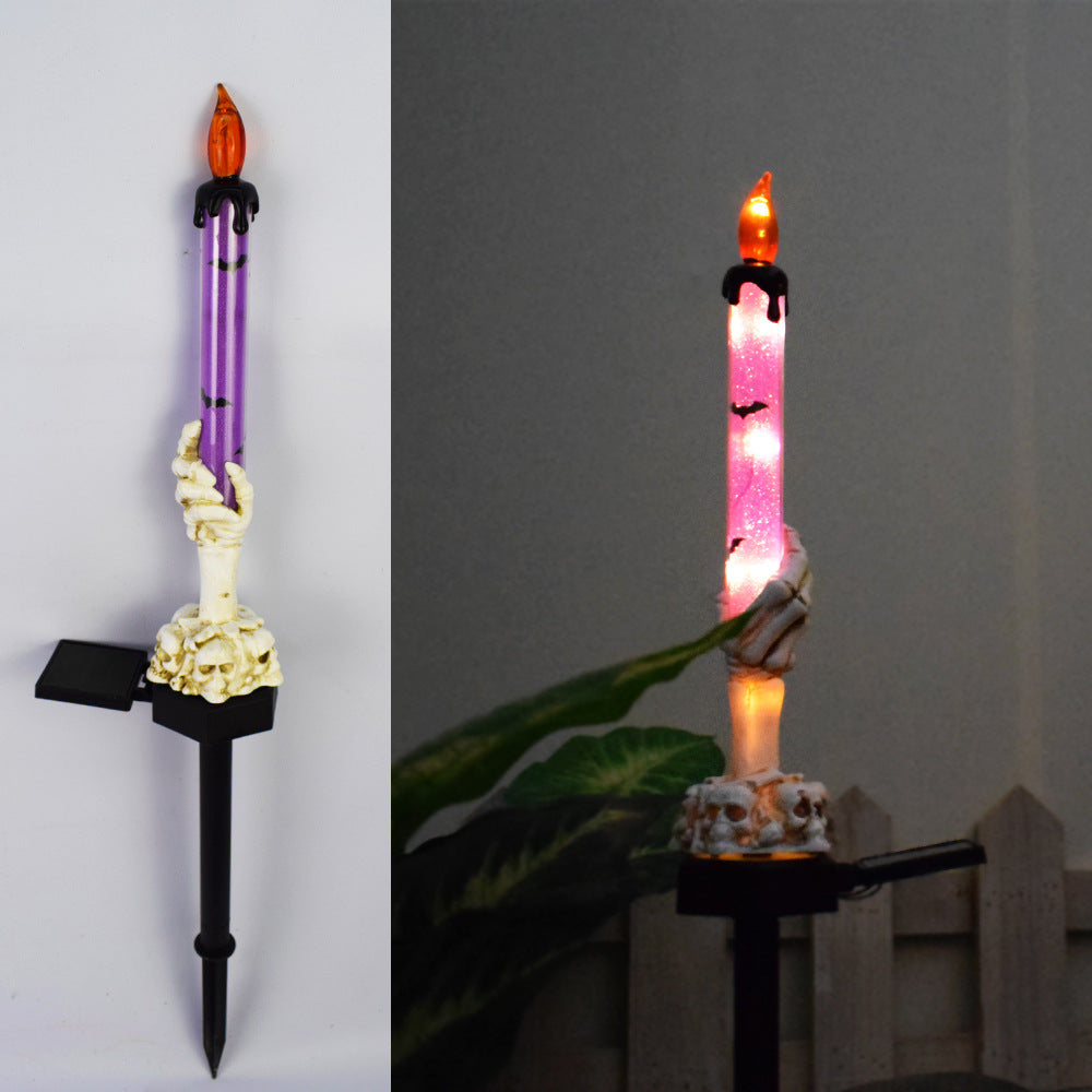 👻 Halloween Sale 49% OFF 👻 Solar Powered Skull Candle Light