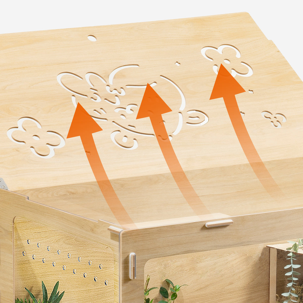 Wooden Hamster Cage