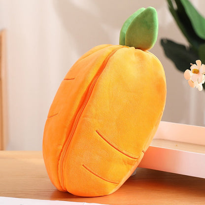 Transforming Bunny – Strawberry & Carrot Dual-Form Plush Toy