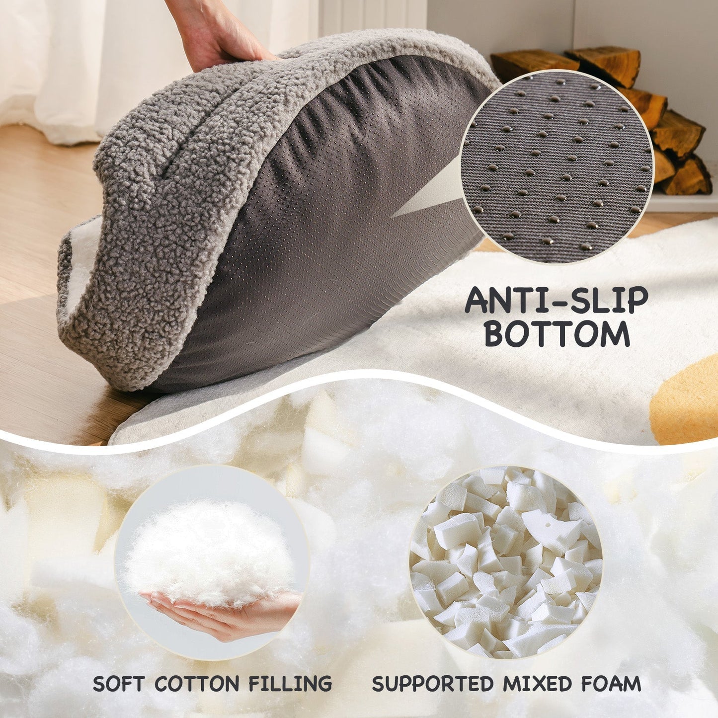 Round Cat & Dog Bed