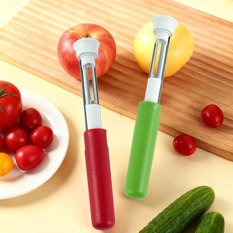 2 in 1 Apple Corer and Peeler - Stainless Steel Fruit Corer