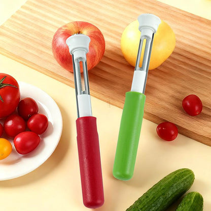 2 in 1 Apple Corer and Peeler - Stainless Steel Fruit Corer