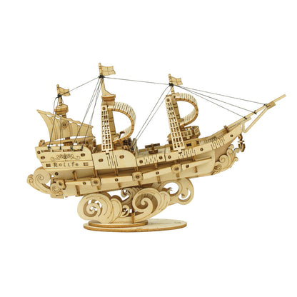 Rolife Sailling Ship Model 3D Wooden Puzzle TG305