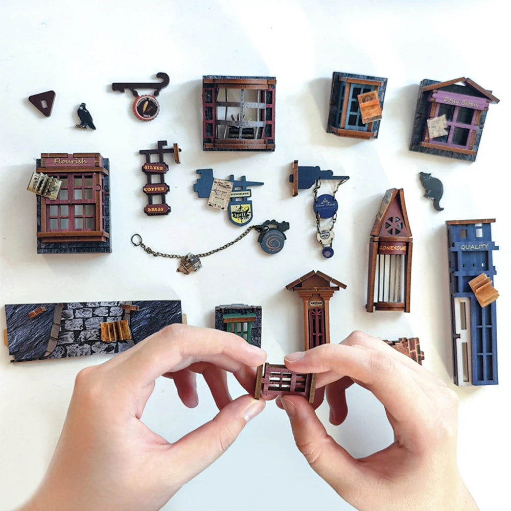 DIY Book Nook Kit - Magic Night Alley