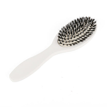 Boar Bristle Brush with Nylon Bristles and Microsphere Massaging Tips