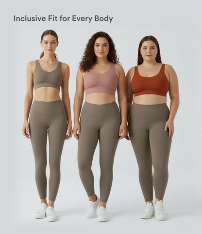 High Waisted Leggings for Women with Pockets – Soft Tummy Control Active Pants for Yoga, Running & Daily Wear