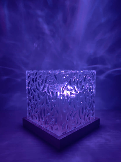 AuroraGlow Night Light Projector with Remote – 16 Ocean Wave Colors Lamp