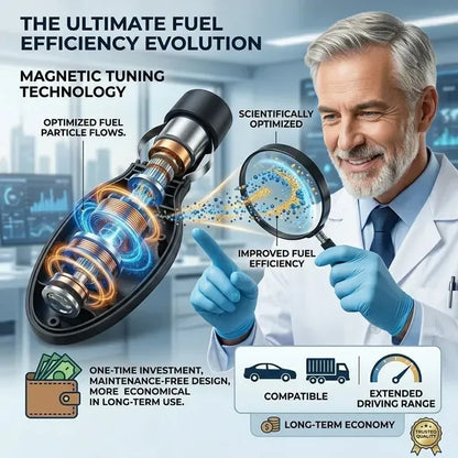 2026 New Upgrade Save More Fuel Instantly, Portable Car Fuel Saver Device for Car, Truck, Diesel Vehicles