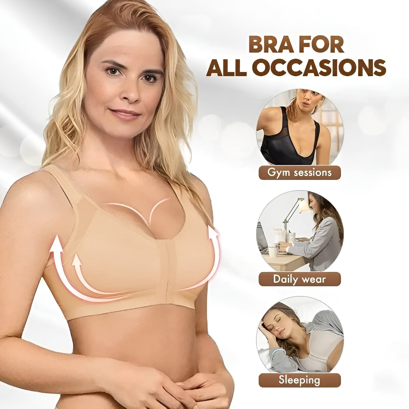 [Flash Sale 70% OFF🔥] Adjustable Chest Brace Support Multifunctional Embraced Bra